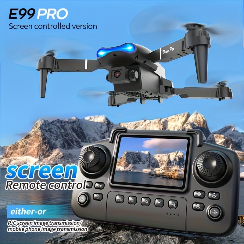 Drone Controller Screen - โดรนพับได้รุ่นอัปเกรด E99 PRO MAX ปี 2026