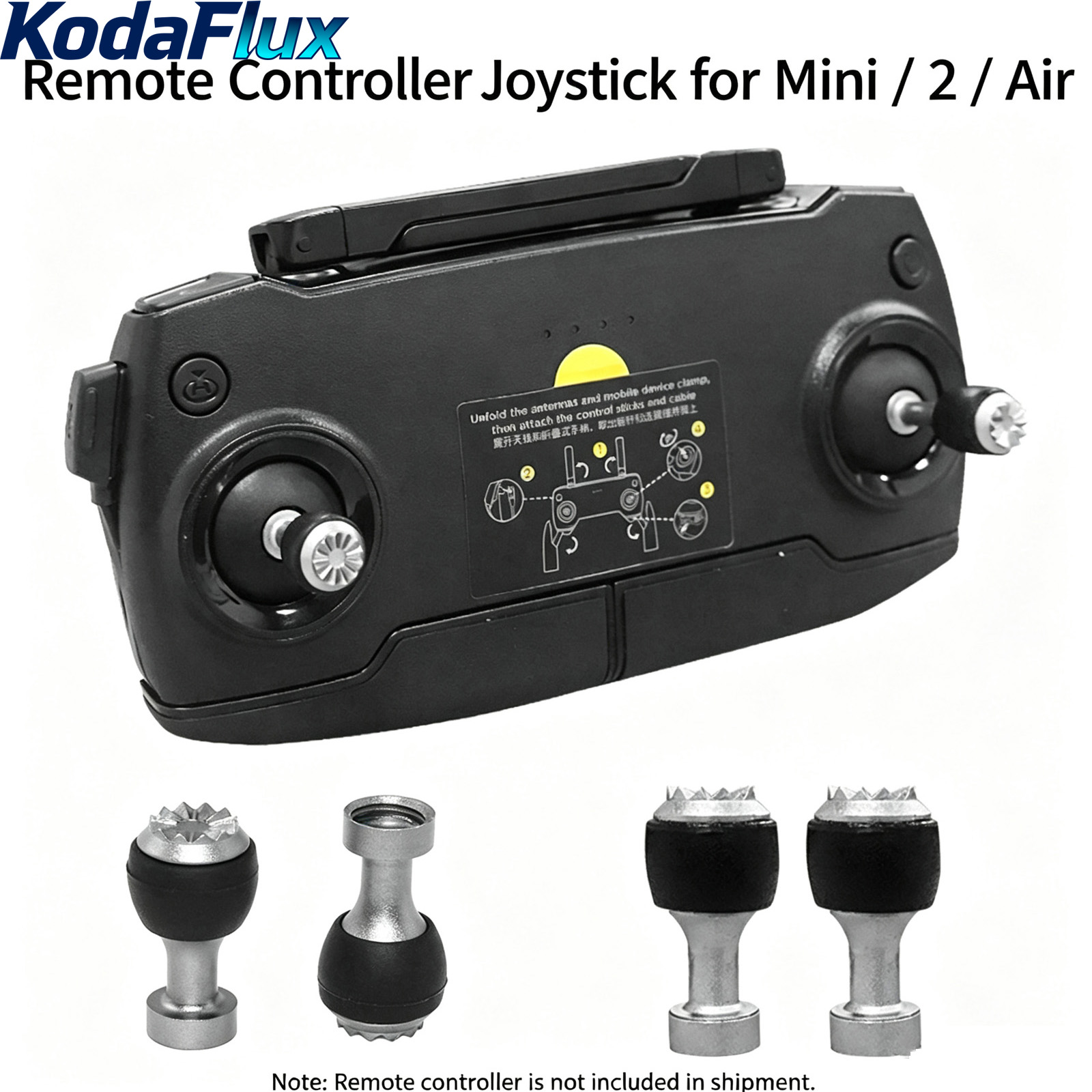 Drone Control Stick - ก้านควบคุมสำหรับรีโมทคอนโทรลโดรน DJI Mavic Mini SE จอยสติ๊กอะลูมิเนียมอัลลอยด์สำหรับนิ้วหัวแม่มือ