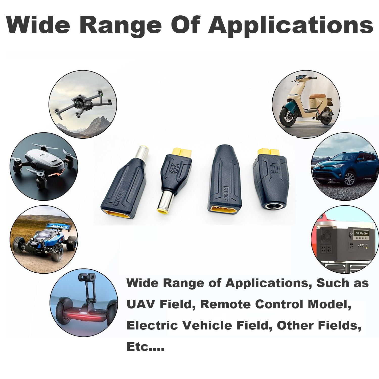 XT60 เป็น DC 7.9 มม. X 0.9 มม. - Drone Battery Adapter บทวิจารณ์และราคา