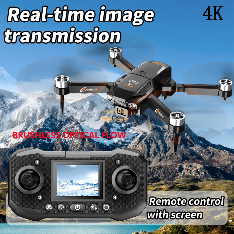 4K กล้องคู่ Optical Flow Brush - Drone Controller Screen บทวิจารณ์และราคา