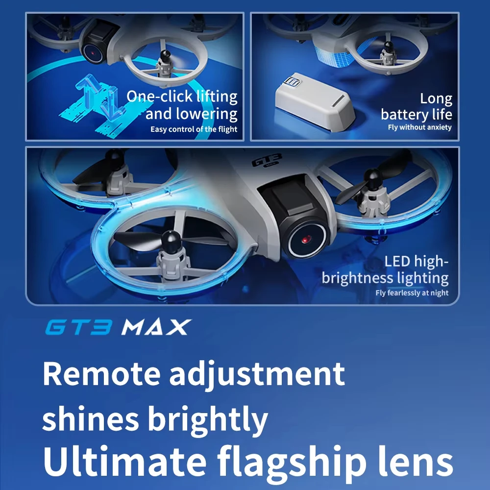 GT3 Max โดรน GPS พร้อมระบบ Opt - Drone Battery Adapter บทวิจารณ์และราคา