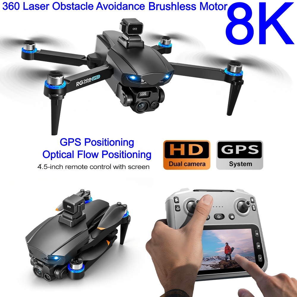 โดรน 8K รุ่นใหม่ พร้อมกล้อง HD - Drone Controller Screen บทวิจารณ์และราคา